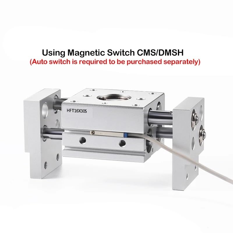 HFT10 HFT16 HFT20 HFT25 HFT32 Pneumatic Cylinder Large Diameter Open Clip Finger Cylinder Stroke 60mm 80mm 100mm 150mm(HFT20x80)