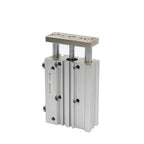 Pneumatic Air Cylinder Compact Guide Cylinder Thin Three Axis Air Pneumatic Cylinder with Guide Rod MGPL12-20Z MGPL16-50Z Bore 12 16mm Stroke 10-150mm Double Acting