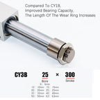 CY3B10/15/20/25 Magnetic Couple Rodless Cylinder Pneumatic Cylinders Long Stroke(Stroke 150mm,CY3B Bore 6mm)