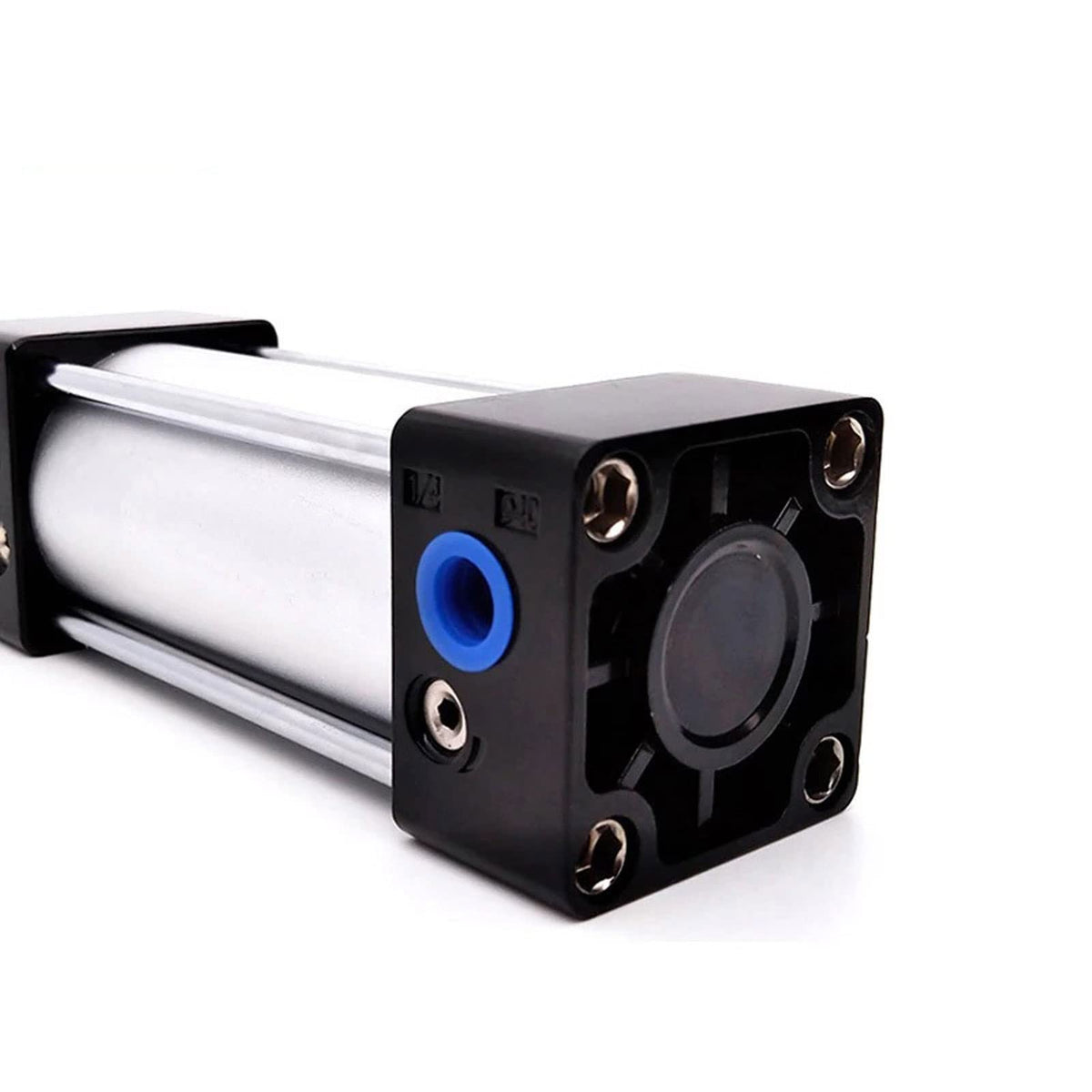 -Air Cylinder 1PCS SC100 Standard Air Cylinders Bore 100mm Stroke 25-1000mm Double Acting with Magnetic Aluminium Alloy Pneumatic Cylinders(SC100X150,with Floating Joint)