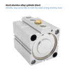 1pc SDAT80 Series Duplex Double Acting Compact Pneumatic Cylinder(SDAT80x25x0,-SB)