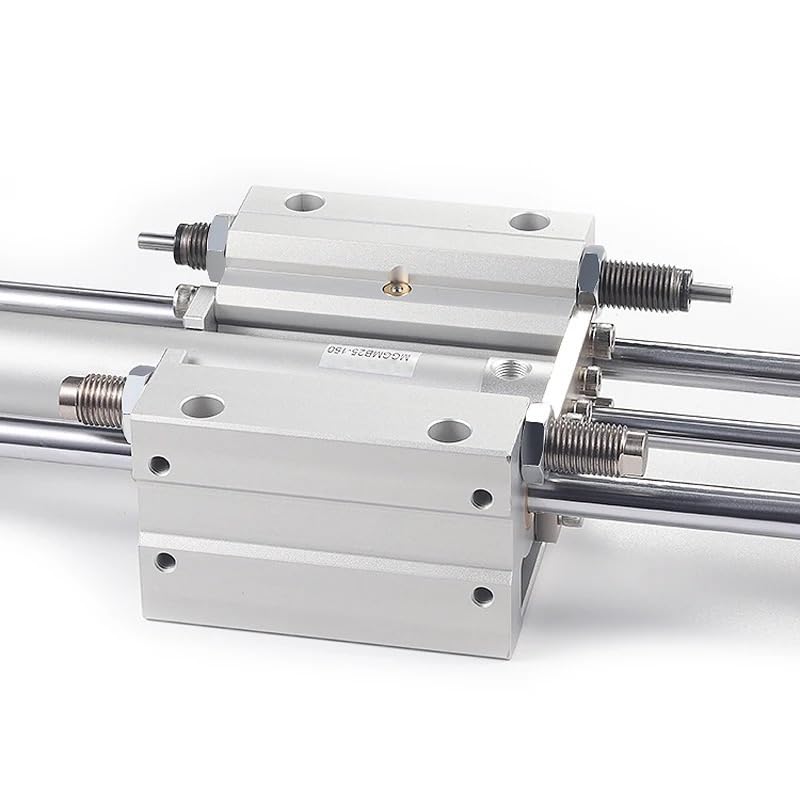 MGGMB20 Three-axis Adjustable Stroke with Double Guide Post Guide Pneumatic Cylinder Stroke 200mm 800mm 1000mm(Stroke 200mm)