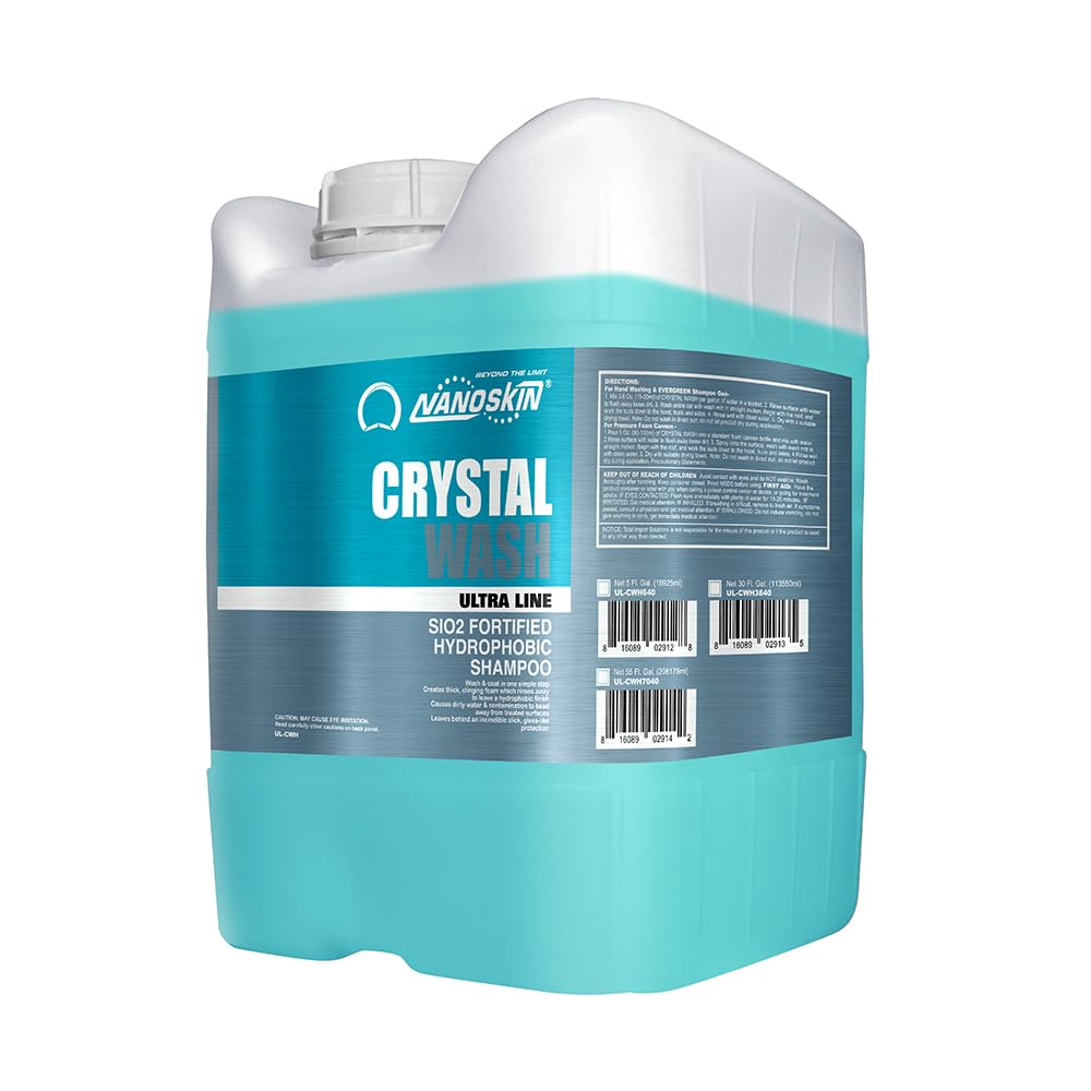 Nanoskin CRYSTAL WASH SiO2 Shampoo for Ceramic Foam, 30 Gallon