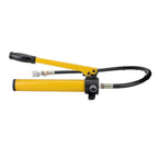 Low Pressure Single Speed Manual Hydraulic Pump, 60-70MPa 400cc Oil for Small Lifting Tasks(CP-600 with Pressure Gauge)
