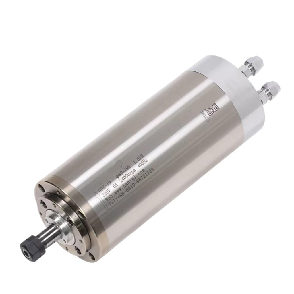1.5kw Water Cooling Motor GDZ-19 80mm 3Bearings for Machine Tool for All Kind of The Material