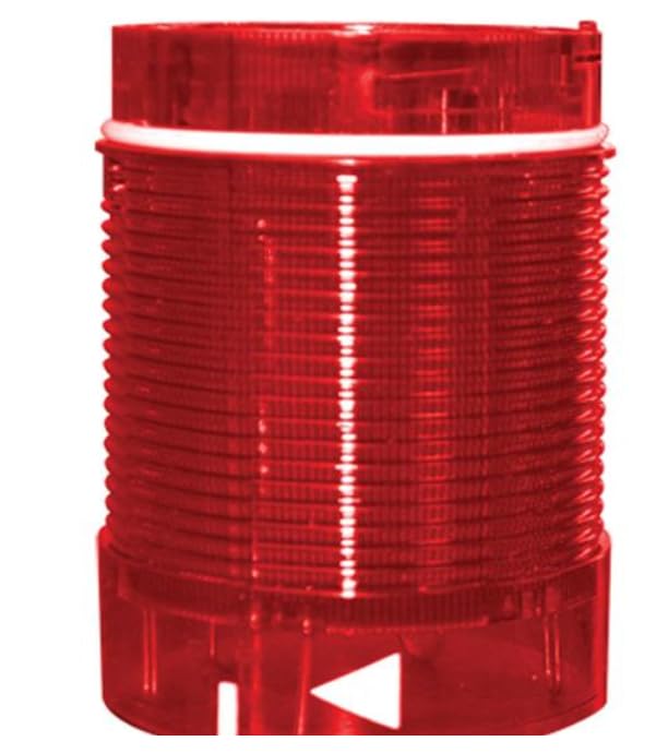TL50LR2W, Light Tower; 120V AC; 50mm Lens Module; Red; Flashing LED