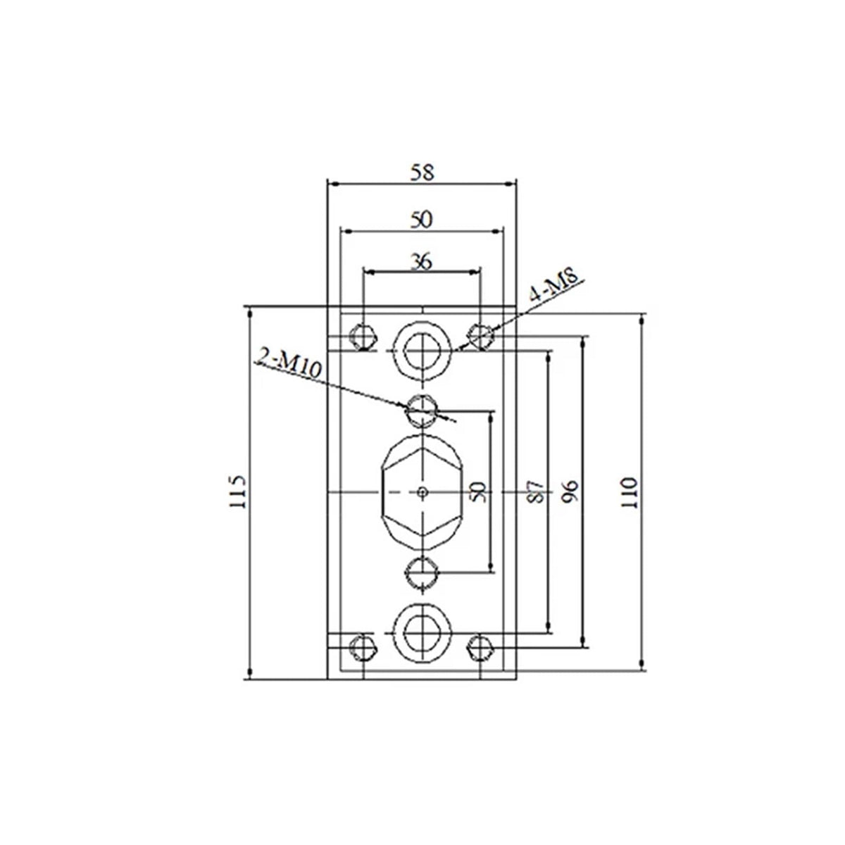 Cylinder Three-axis Three-Guide Cylinder Guide Bracket Pneumatic Guide Post SC32 40 50 63-50 75 100 200 300 400 500(SC40)
