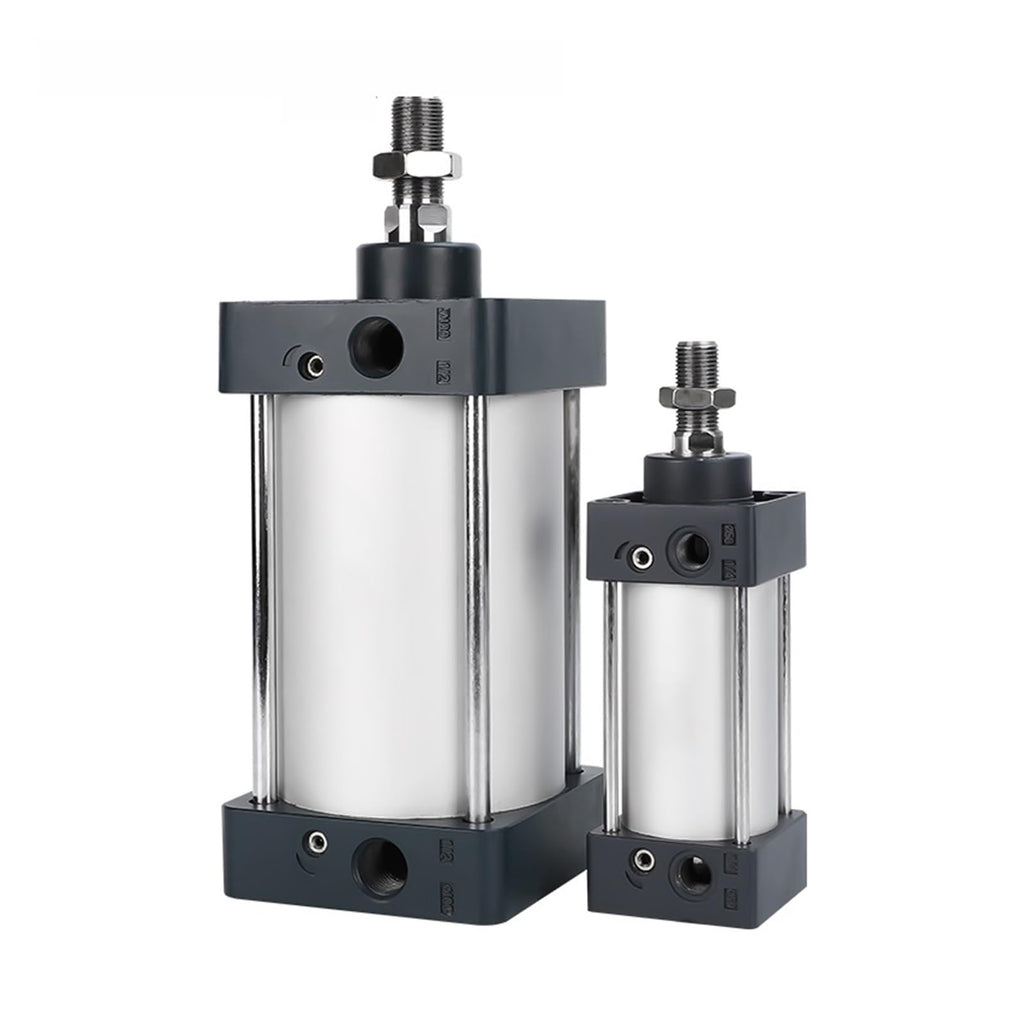 1pcs Pneumatic Cylinder SC Standard Air Cylinder 32/40/50/63/80/100mm Bore 25/50/75/100/125/150/175/200mm Stroke Pneumatic Cylinders(Bore 40mm)