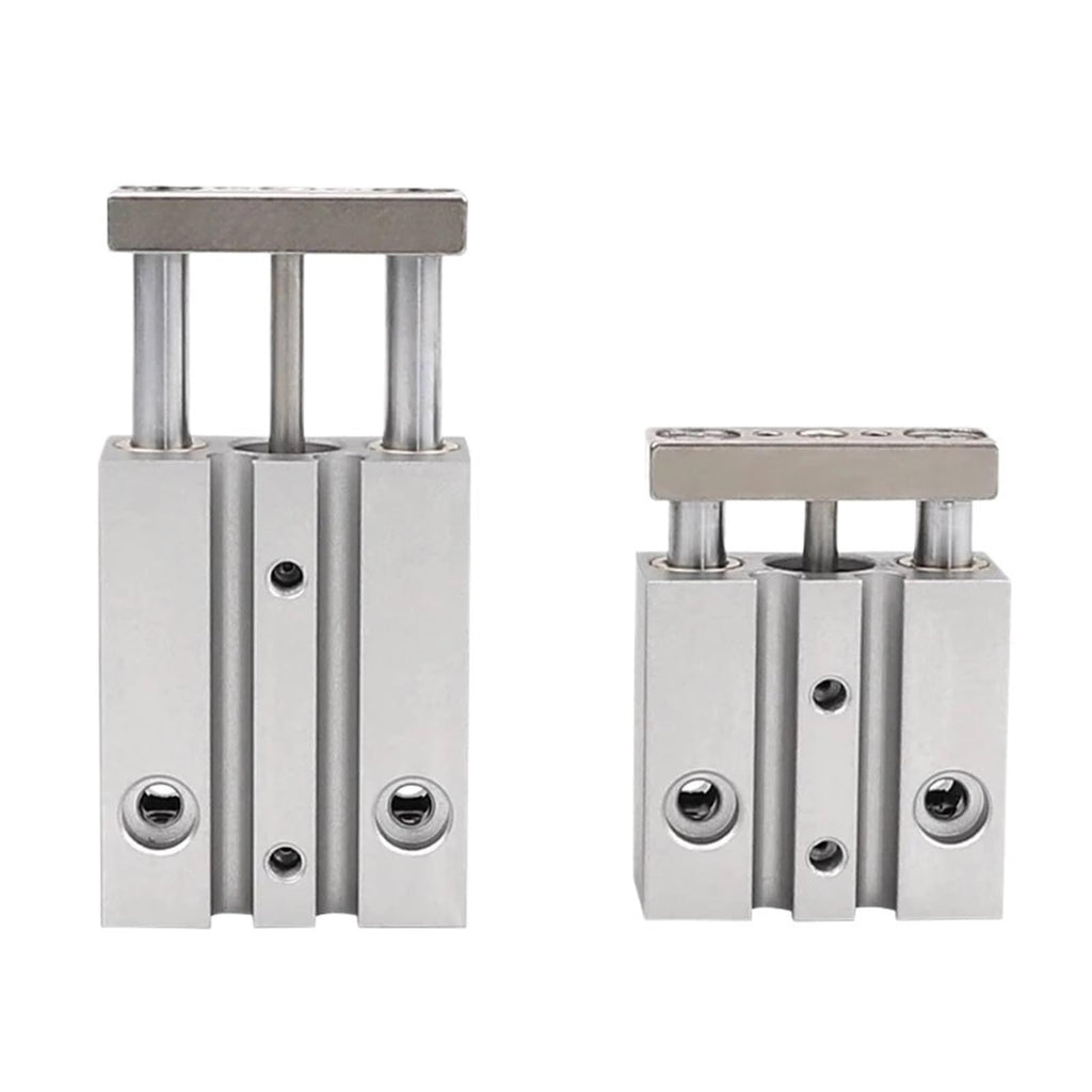 TCM Series Guided Cylinder 25mm Bore Three Axes Three Rods 5-400mm Stroke with Magnet Pneumatic Cylinders(150mm Stroke)