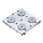 XINDIAN Three Axis Four Axis High Precision Pneumatic Zero Point Quick Replacement Fixture CNC Batch Part Processing Chuck Bridge Plate, Customizable. (K20.3-C1)
