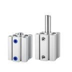 SDA Compact Cylinder SDA32 SDA40 SDA50 SDA63 SDA80 Stroke 10/20/30/40 Double Acting Pneumatic Piston Cylinder(Stroke 80mm,Bore 63mm)