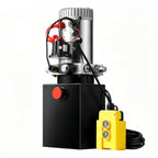 Hydraulic Pump 4/10/20 Quart Hydraulic Power Unit Trailer Pump 12V Hydraulic Pump