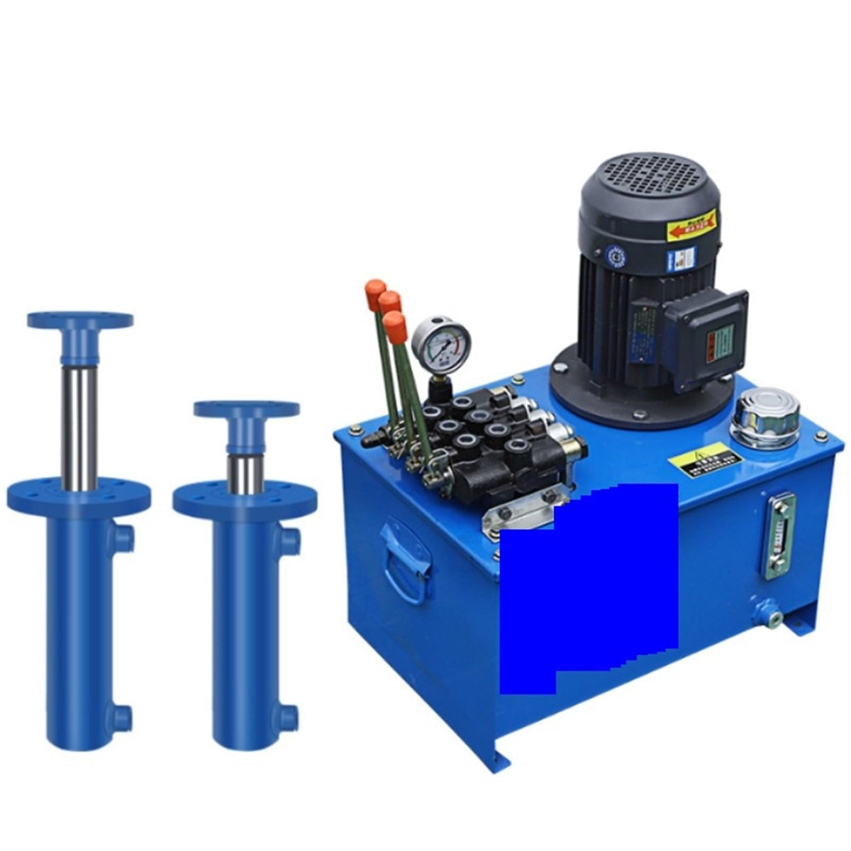 1pcs Small Electric Hydraulic System Assembly Lifting Oil Pump Station Full Set 380vManual electromagnetic Machine Tool(4 w Manual 1)