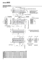 1pcs Double Rod Guide Rail Slide Pneumatic Cylinder MXS12-100 MXQ16 MXS12L MXQ16L bore 12 16mm Stroke 10-125mm Slide Cylinder(MXS16)