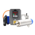 Water-Cooled Spindle kit 1.5kw ER11 Diameter 65mm 4 Bearings & 1.5kw HY Inverter/VFD & 65mm Stand & 75w Water Pump(110v)