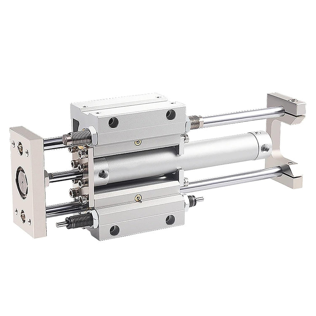MGGMB20 Three-axis Adjustable Stroke with Double Guide Post Guide Pneumatic Cylinder Stroke 200mm 800mm 1000mm(Stroke 200mm)