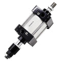 SCJ32 40 50 63 80 100 125mm Bore Adjustable Stroke Aluminum Alloy Double Acting Piston Tools Pneumatic Cylinder(Bore 63mm)