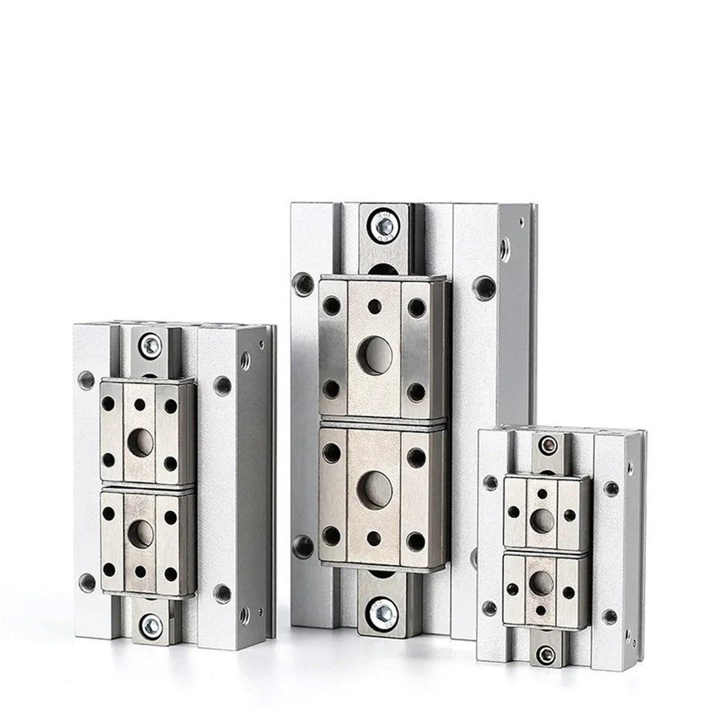 Low Profile Pneumatic Cylinder Air Parallel Gripper Force Cylinder MHF2 8D MHF2 10D MHF2 12D MHF2 16D MHF2 20D Pneumatic Gripper 1PCS(MHF2-20D1)
