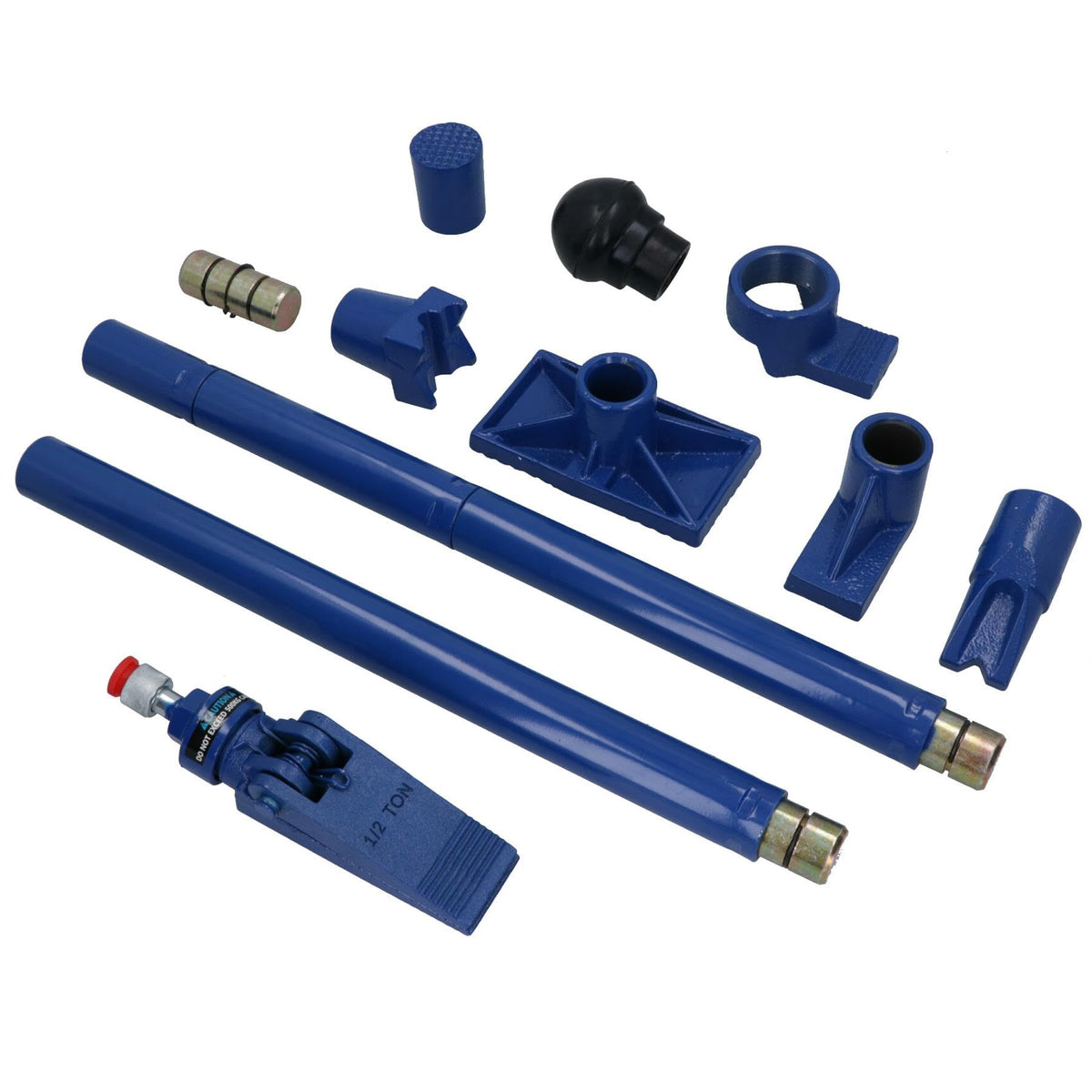 10 Ton Hydraulic Porta Power Jack Pump with Accessories Dent Frame Repair