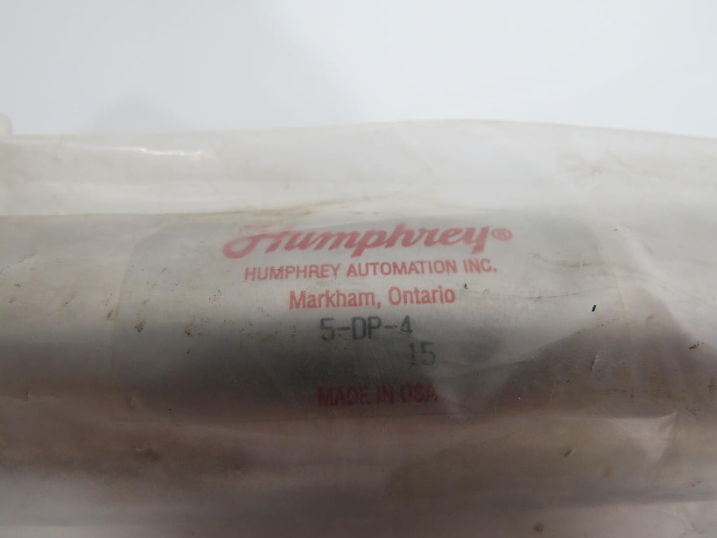 HUMPHREY 5-DP-4 1-1/2" BORE Size, 4" Stroke, Cylinder, Double Acting, Pivot Mount CYLINDERS, Pneumatic, Stainless Steel