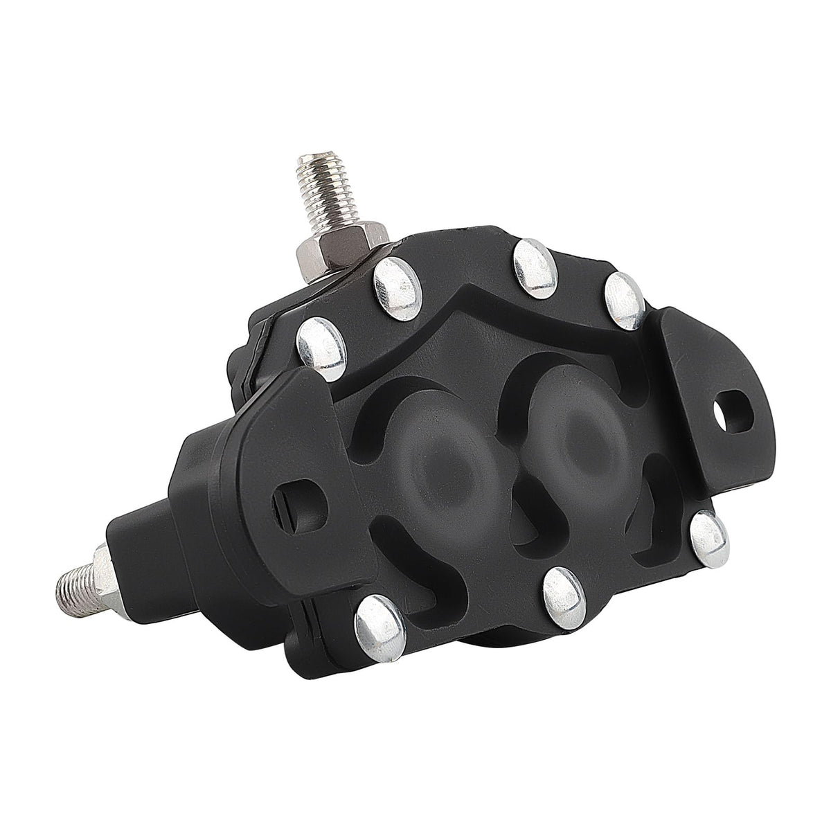 maXpeedingrods 167567 Hydraulic Pump Motor Slide Out with Dual-Polarity Reversing Solenoid 118246 for Lippert Components Leveling System, 12V, 0.8KW, 4400RPM, 414018 F000MM0809