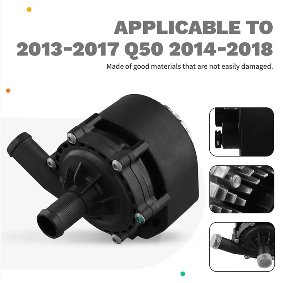 Auxiliary Water Coolant Pump for Nissan for Leaf 2013-2017 for Infiniti Q50 2014-2018 21581-3NF0A 215813NF0A