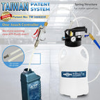 FIRSTINFO Patented 10L Pneumatic ATF/Transmission Fluid Pump, 22 Adapters