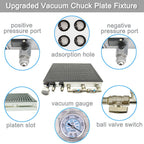 CNC Vacuum Chuck Fixture Plate Workpiece Clamping Table Vacuum Workholding System for Machining Center, Lathe, Milling, Engraving Machines (300 x 300mm)