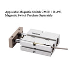 Double Shaft Double Rod Cylinder Small Pneumatic High Thrust TN10/16/20/25/32-15X50X70X100S(Stroke 125mm)