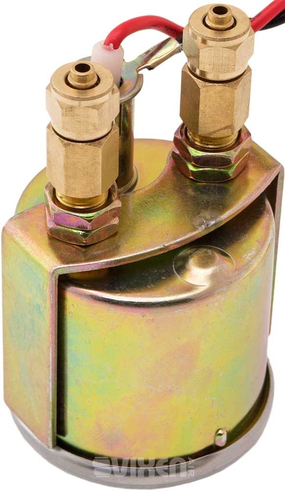 4 Valve Suspension Manifold with One Dual Needle Black Gauge Panel, 3/8" OD Hose 50 FT, 1/4" OD Hose 35 FT and Fittings VXF2CM01B
