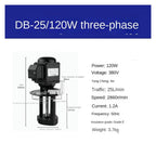 Electric Coolant Pump for Machine Tools Grinder Circulating Oil - Single Phase 230V 1.5kW 2900(D)