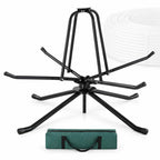 Heavy Duty Pex Piping Uncoiler, Multi-function Folding Tube Dispenser, 360° Rotation, Anti-kink Tubing, Foldable Pipe Dispenser, For Potable Water & Floor Heating Pipes Single Bearing Kit 3
