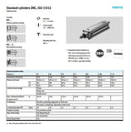 DNC-32-40-PPV-A DNC-50-125-PPV-A Cylinder Pneumatic Components bore 32 40 50mm 25-320mm Stroke DNC-40-80-PPV-A(250-PPV-A)