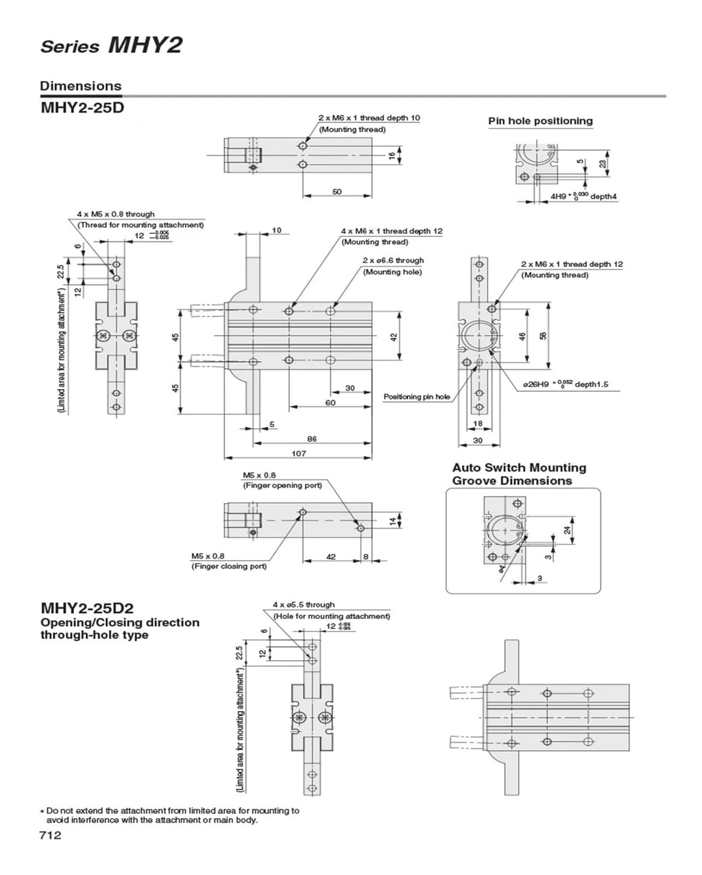 Air Gripper 180° Angular Style Air Gripper Cam Style MHY2-10D MHY2-16D MHY2-20D MHY2-25D caluminium clamp MHY2-16D2(MHY2-25D2)