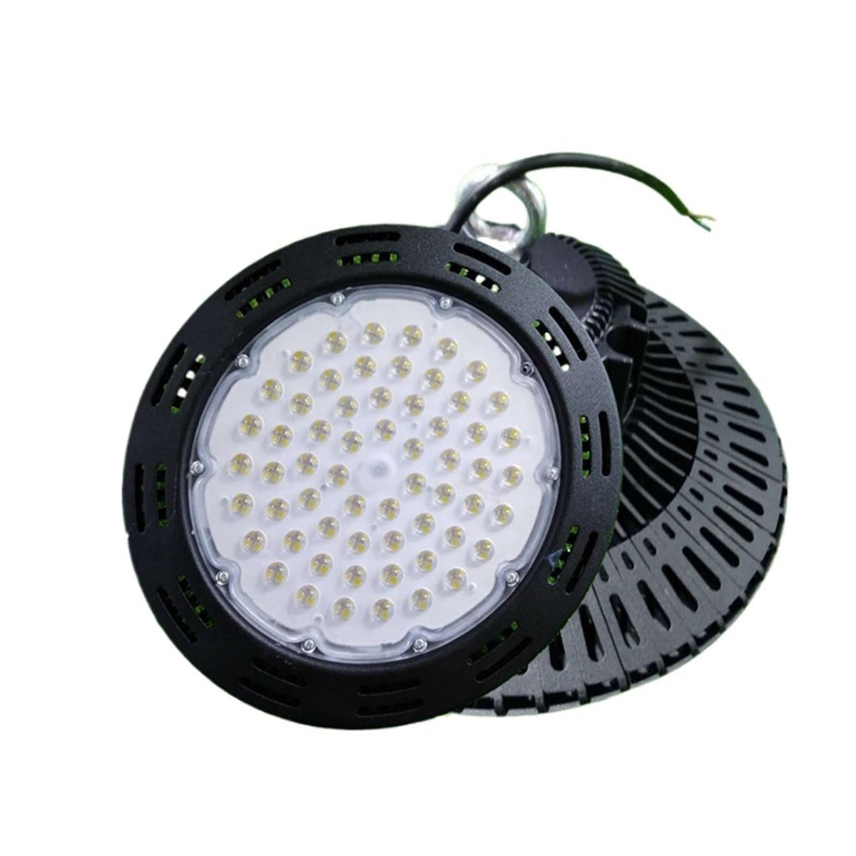 LED Mining Lamp Lamp, Waterproof, Super Bright, Fin Industrial, Triple Protection, Garage,(Warm White,100W)