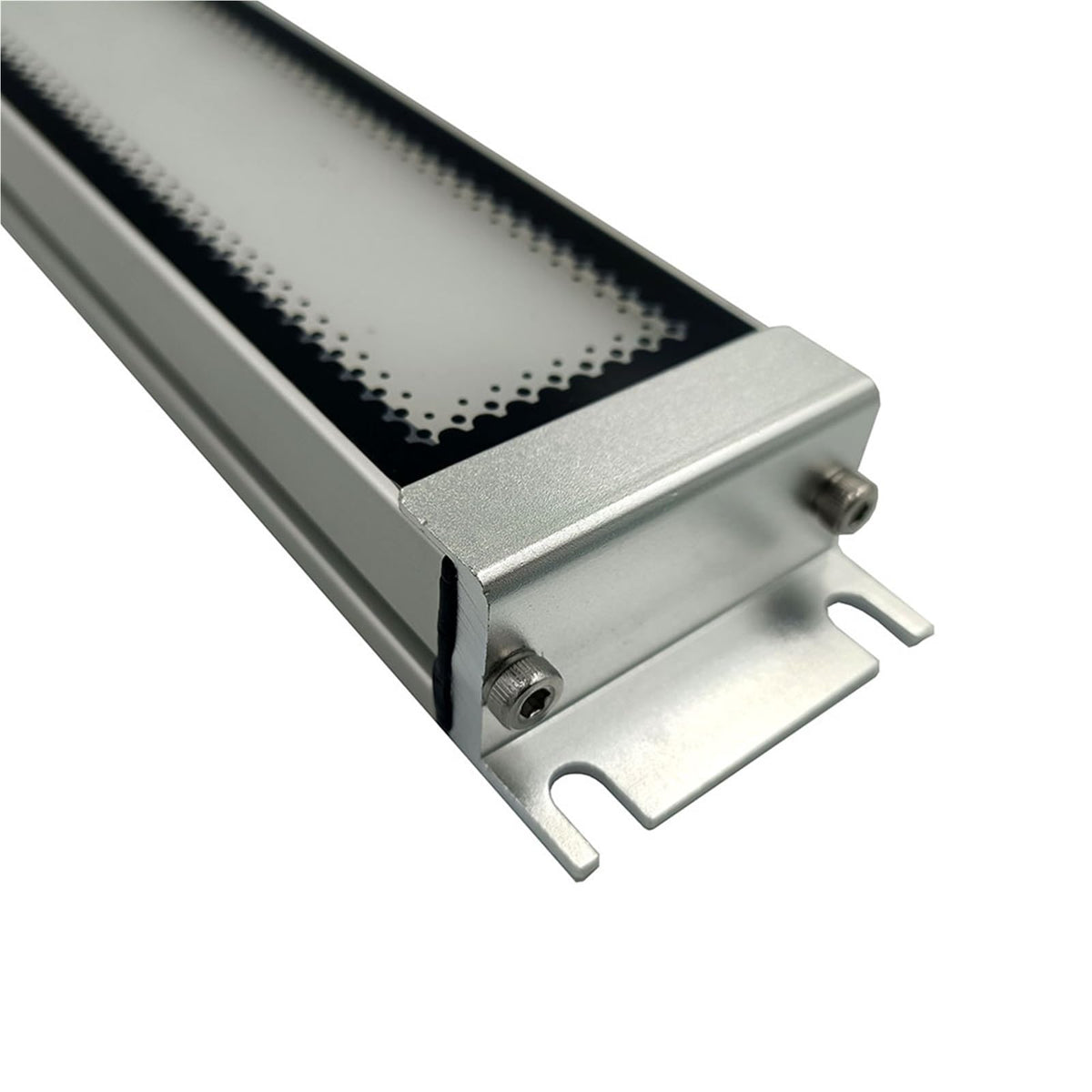 24W LED Panel Light DC 24V CNC Machine Tools Working Lighting Tempered Frosted Glass Waterproof IP67
