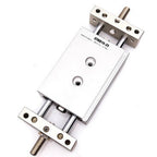 STMB25-175 Series Double Acting Pneumatic Cylinder Double Piston Rod Slide Tab Air Actuator Bore 25mm Stroke 175