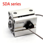 Air Pneumatic Cylinder in The Spring SDA Compact Type 16 20 25 32 40 50 63mm Bore to 5 10 15 20 25 30 35 40 45 50 Stroke(Stroke 40mm,Bore 80mm)