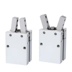 1pcs MHC2 10D 16D 20D 25D 32D Double Acting Pneumatic Gripper Angular Style Aluminium Clamps Air Cylinder(MHC2-32D)