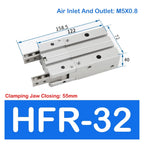 HFR10 HFR16 HFR20 HFR25 HFR32 Pneumatic Gripper Finger Cylinder 180 Degree(HFR32)
