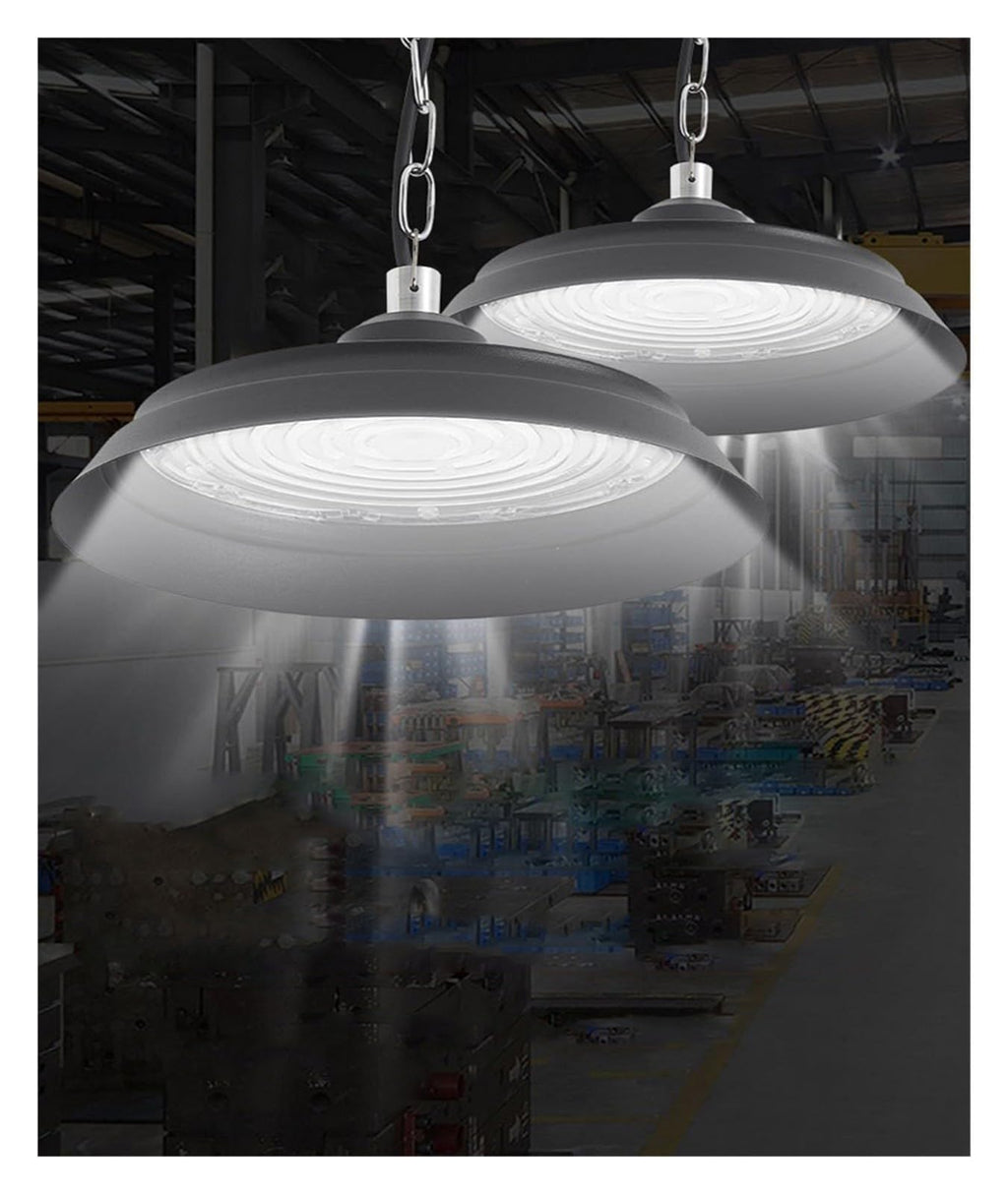 Bright LED High Bay Lights Commercial Warehouse Garage Workshop Lighting