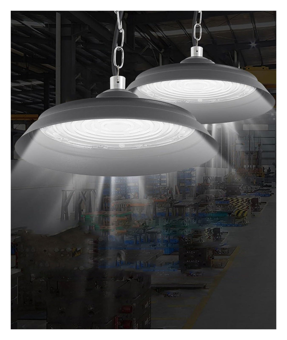 Bright LED High Bay Lights Commercial Warehouse Garage Workshop Lighting