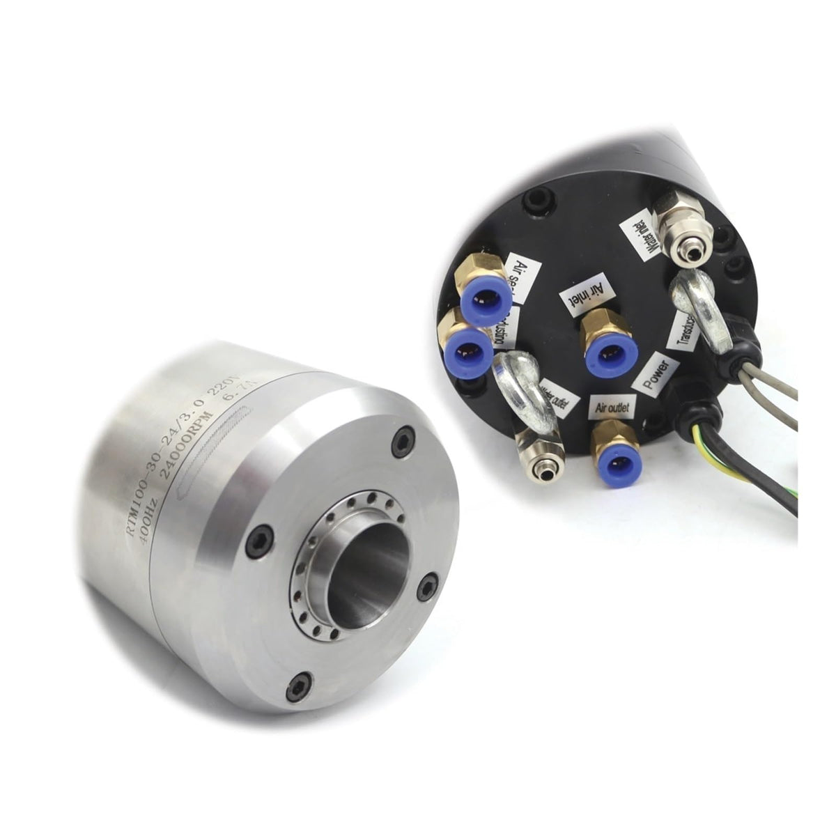 1.8KW ISO20 220V ATC Spindle Water Cooling Automatic Tool Change, Spindle Motor(with Inverter,2.2KW 220V)