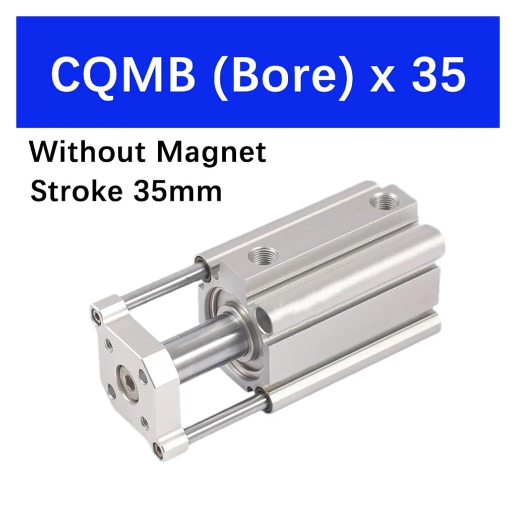 CQMB80 CQMB100 Guide Rod Compact Air Pneumatic Cylinder CQMB100-5 CQMB20-10 CQM80-15 25-25 25-20 25-30(Stroke 35mm,CQMB80 (Bore 80mm))