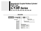 CY3B Series Magnetically Coupled Rodless Cylinder bore 15mm Aluminum Alloy Pneumatic air Cylinder CY3B15-100/1000(CY3B15-900)