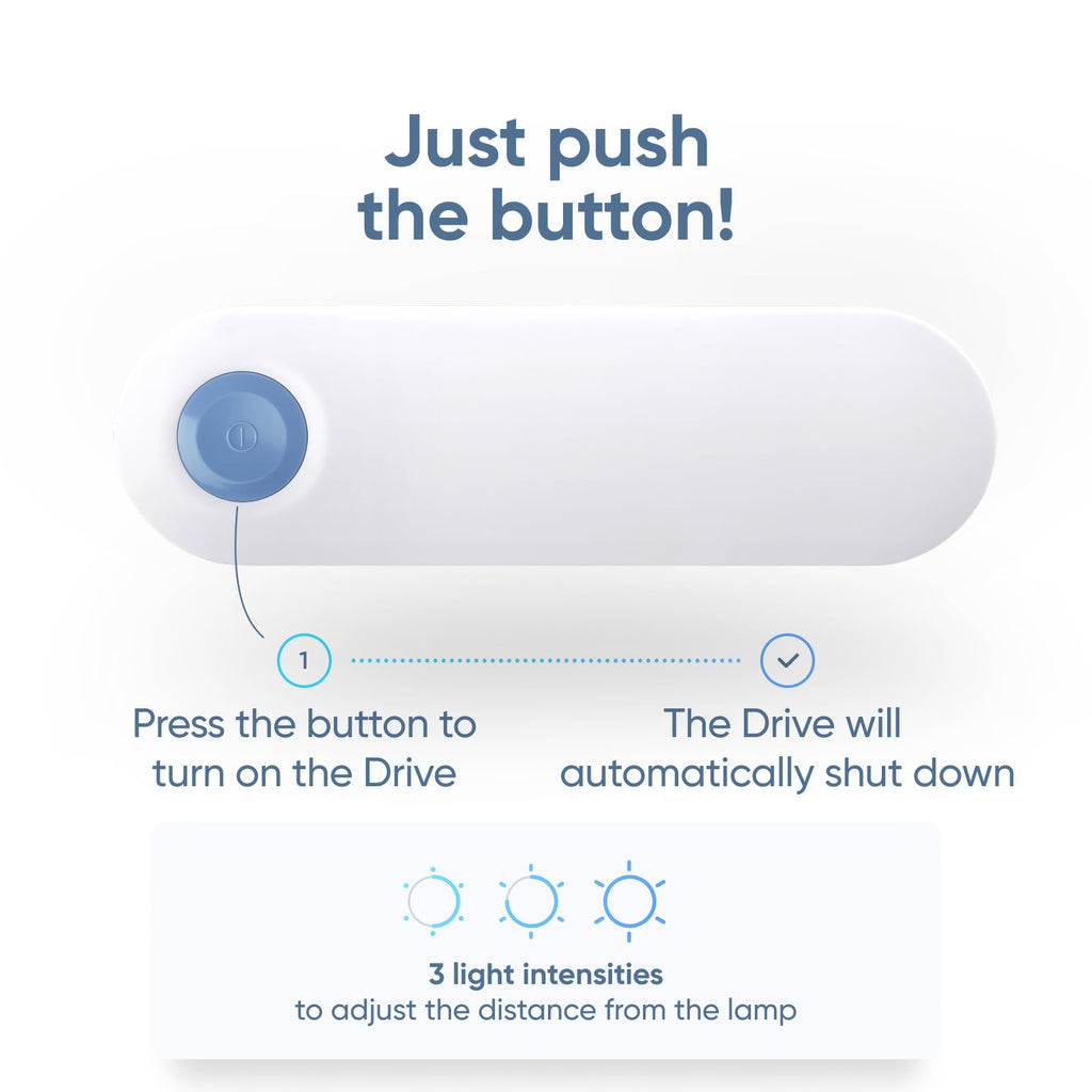 Luminette Drive® - First 2-in-1 Light Therapy Lamp - Enjoy The Benefits of Light Therapy in Your Car or at Your Computer