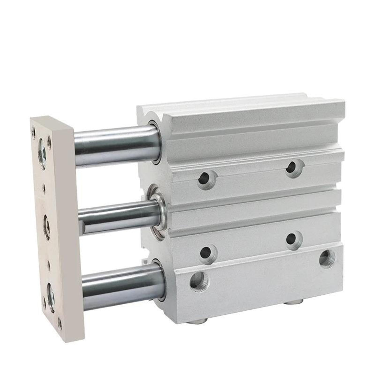 Compact Pneumatic Guide Cylinder, Double‑Action, Bore 12‑80mm, Stroke 10‑300mm(60mm Stroke,MGPM50)