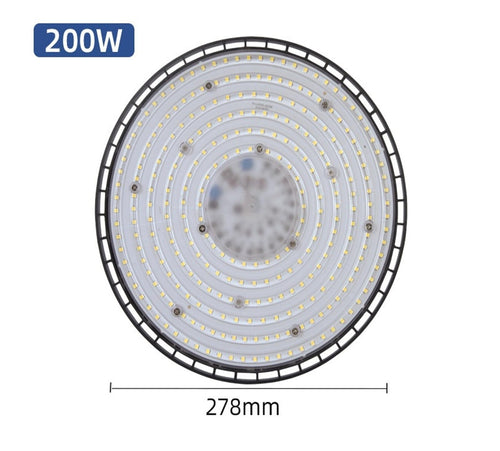 100W 150W 200W Industrial LED Lamp 220V 6000K Waterproof for Warehouse