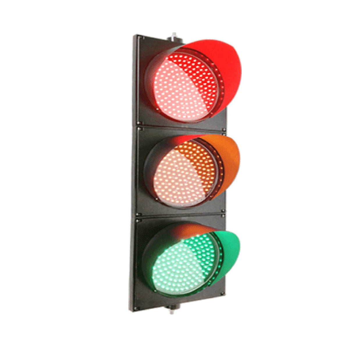 Traffic Stop Light 3 Light, Green, Yellow, Red, Retro Industrial Lamp for Wall Indicator Light, Dock Bay Indicator Warning Light(Manual Control,300mm 110v)