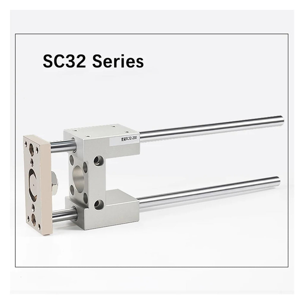 Standard Cylinder Linear Guide SC SU DNC Piston SC32 SC40 Guide Support Bracket Installation Accessories (Color : Stroke 50mm, Size : SC32)